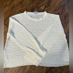 Elegant White Women's Sweater